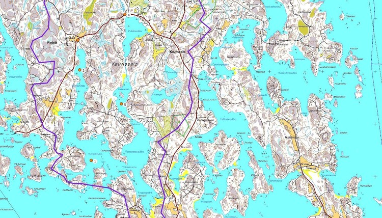 Vesilinniemi Kartta